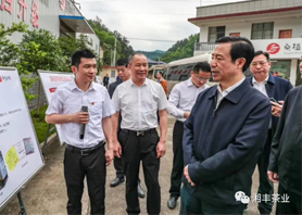 湖南省委副書記、省長許達哲視察湘豐桑植白茶公司