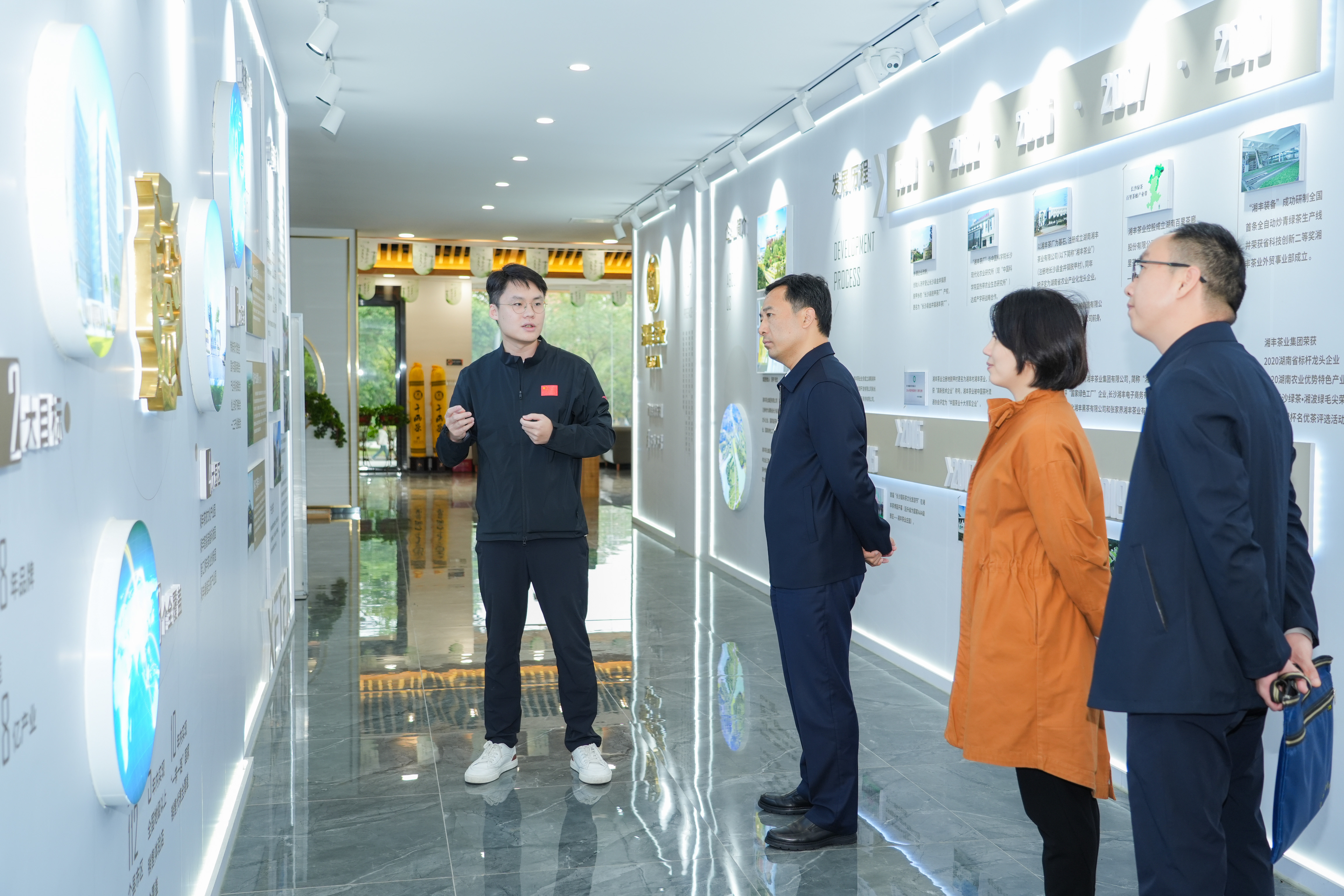 楊光華走訪慰問(wèn)知名民主人士——湘豐茶業(yè)集團(tuán)董事長(zhǎng)湯程霖